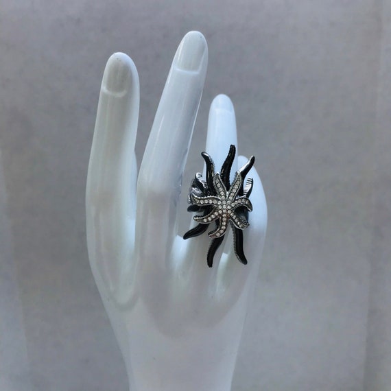 Size 7 Starfish ring -  sea anemone ring - ocean … - image 3