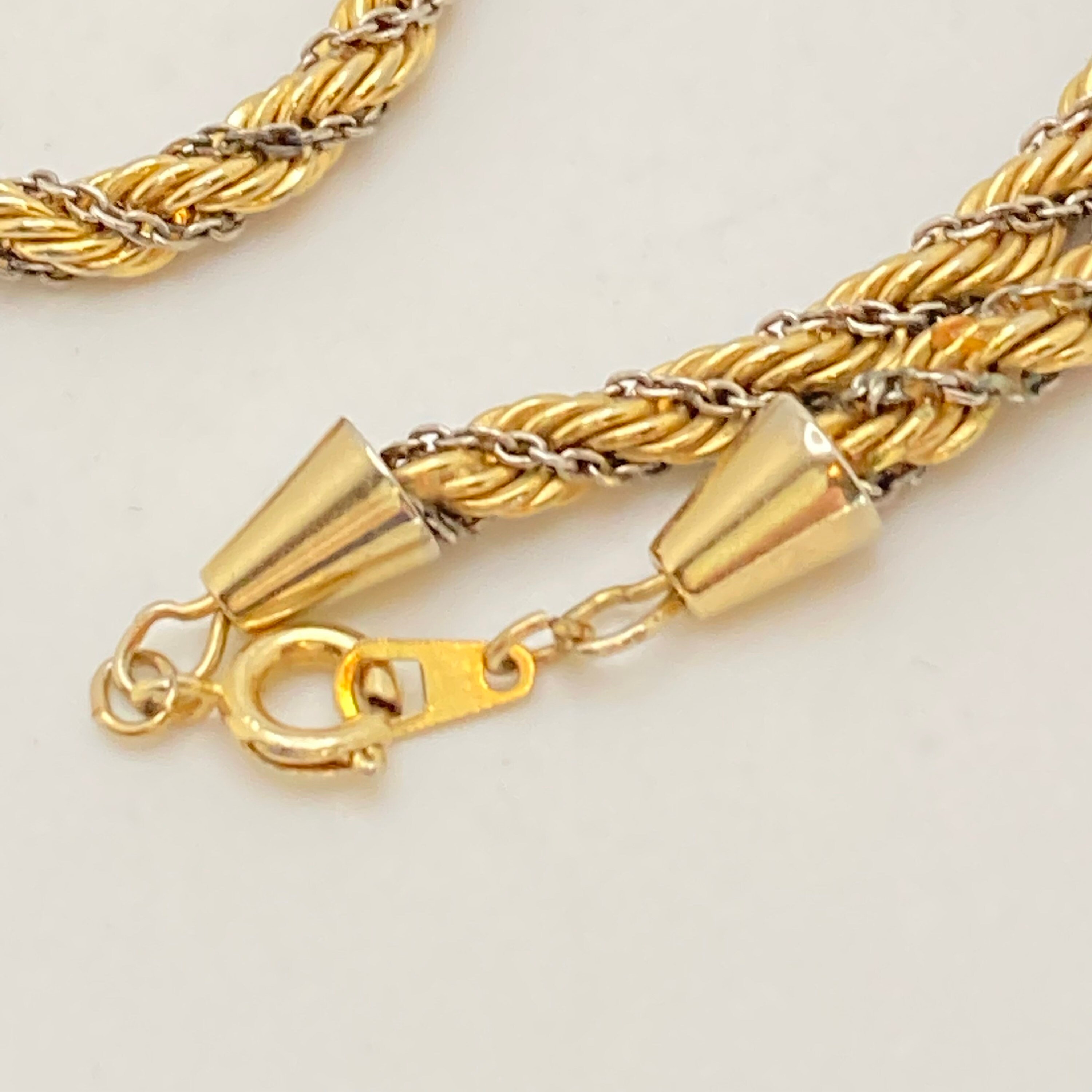 Two Tone Rope Chain - Etsy