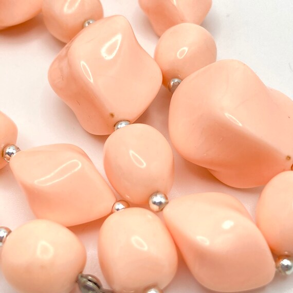 Pink Plastic Necklace - image 7