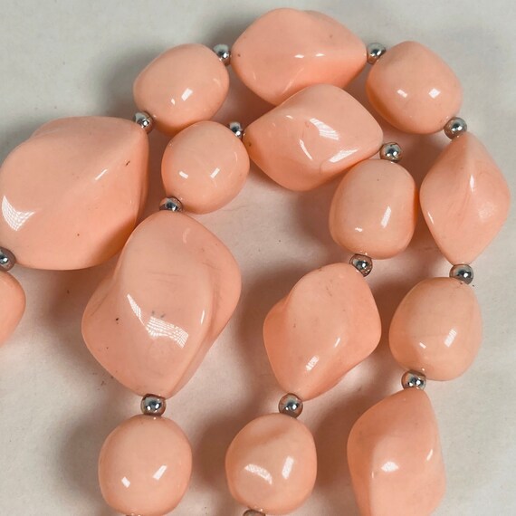 Pink Plastic Necklace - image 6