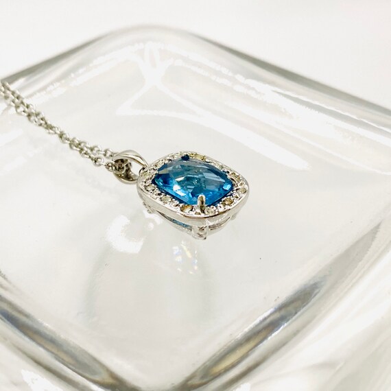 AVON Aquamarine necklace - image 6