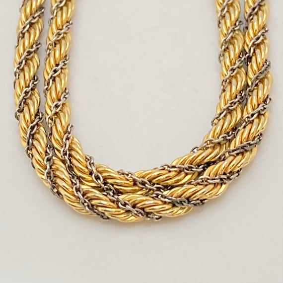 Two Tone Rope Chain