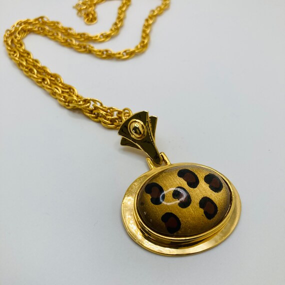 Large Leopard Print Pendant - Huge Leopard Print … - image 6