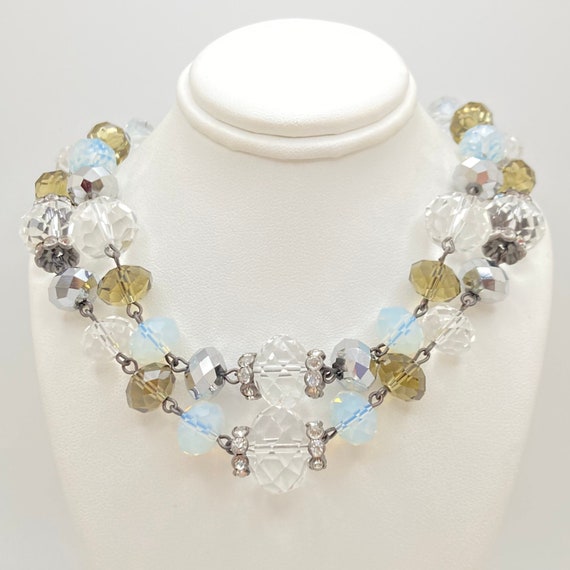 TRIFARI Chunky Bead Necklace - multistrand neckla… - image 1