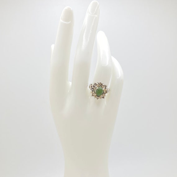 UNCAS Jade Ring - Size 7.5 vintage ring - image 2