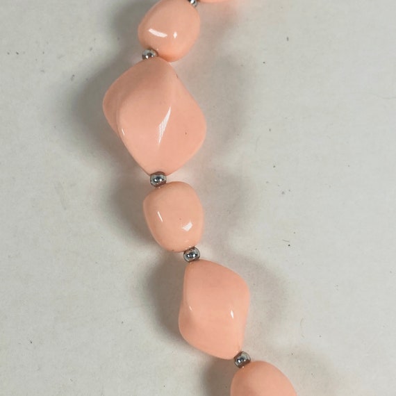 Pink Plastic Necklace - image 9