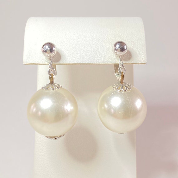 1960s EMMONS Huge Pearl Earrings
