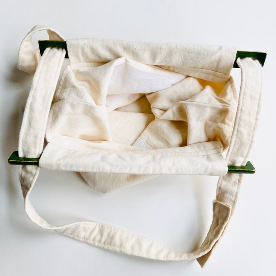Vintage Tote Bag - Handmade Tote Bag - vintage fa… - image 10