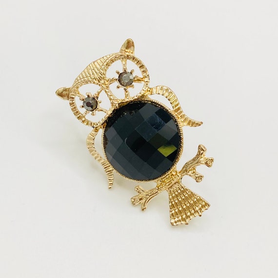 Huge Owl Statement Ring - extra large Owl Ring - … - image 1
