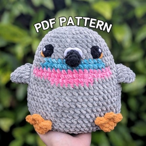 Crochet pigeon amigurumi pattern cute bird crochet pattern beginner amigurumi pigeon pattern bird lover animal lover crochet amigurumi PDF