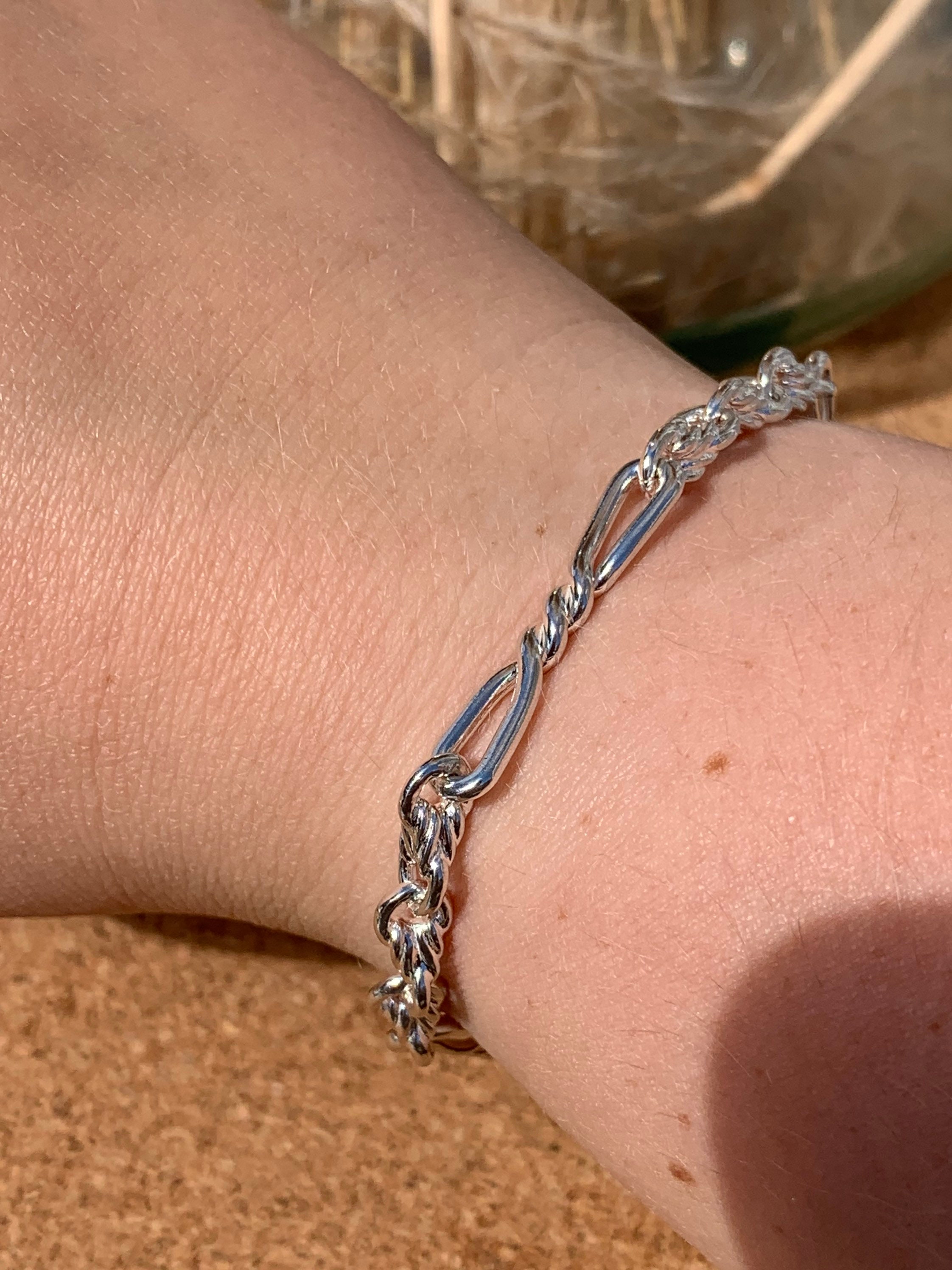 925 Sterling Silver Twisted Bracelet | Unique | Handmade