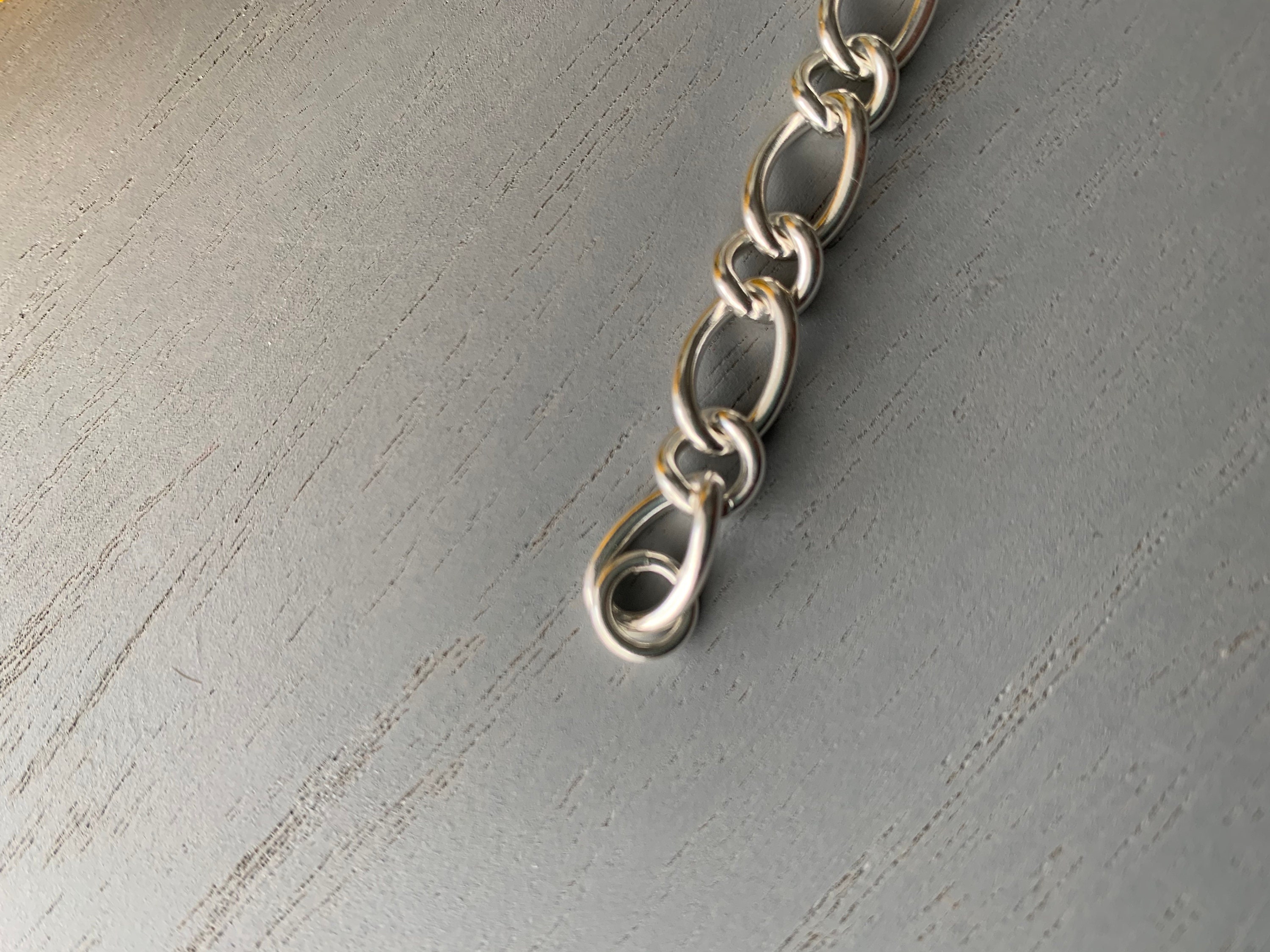 925 Sterling Silver Oval Circle Link Handmade Chain Bracelet 925 Sterling Silver Oval Circle Link Handmade Chain Bracelet