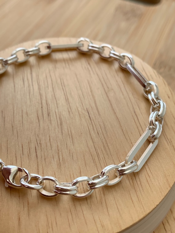 Chunky-Chic - Round Belcher Chain Bracelet (5.5mm) – Ana Verdun London