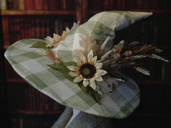 Picnic Witch Hat ~ Cozy, Woodsy, and Handmade