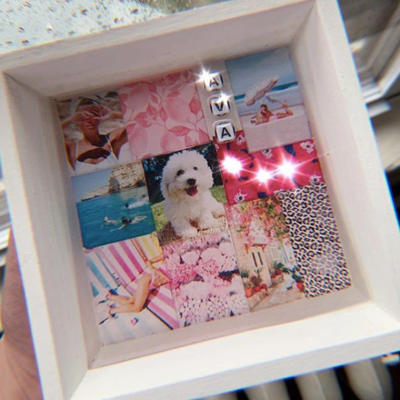 AESTHETIC TRAY Custom Collage Jewelry Tray with hard surface. Etsy