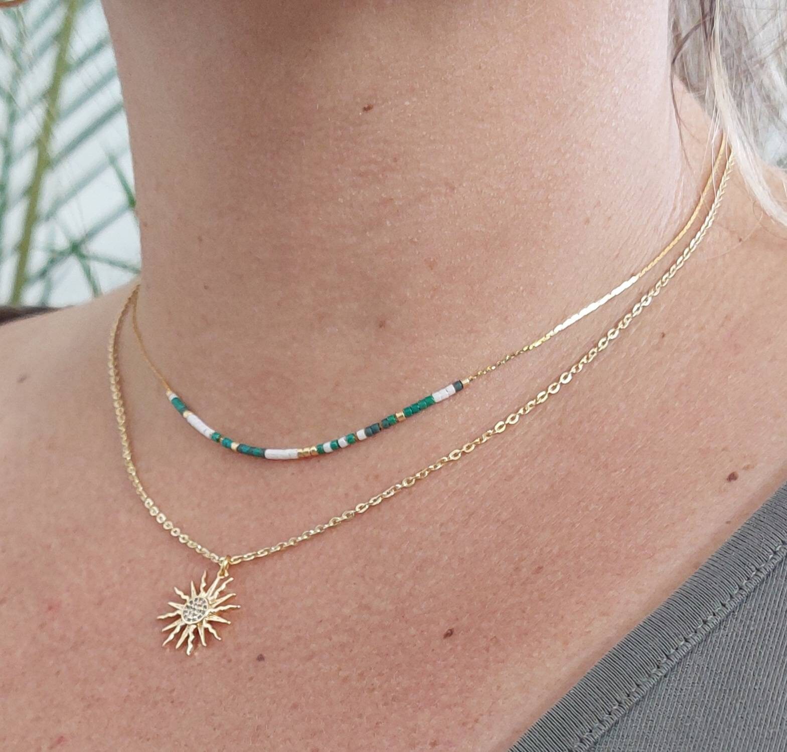 Allereya Collana con sole a spirale gotico Collana con ciondolo sole celeste Collane con catena a forma di sole in oro Collane con turbinio Sunburst Gioielli per donne Allereya Collana con sole a spirale gotico Collana con ciondolo sole celeste Collane con catena a forma di sole in oro Collane con turbinio Sunburst Gioielli per donne