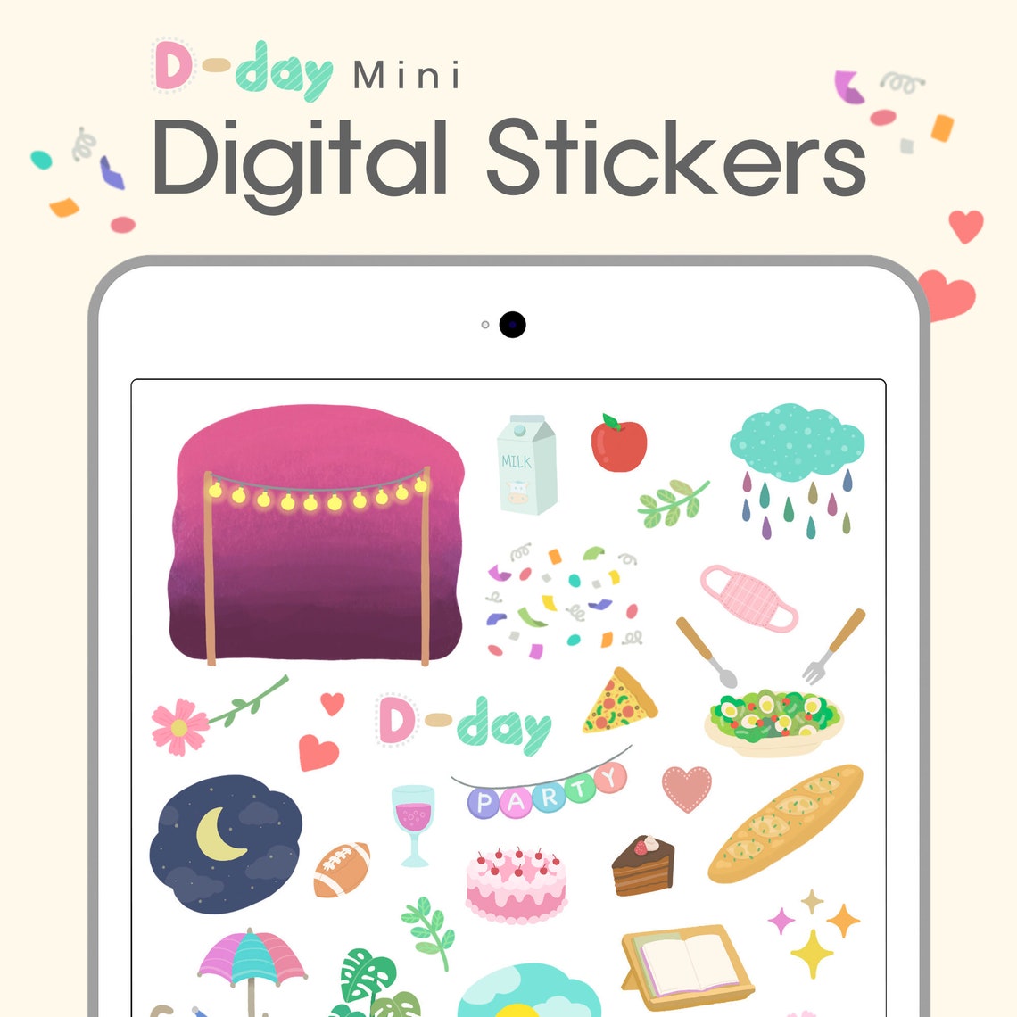 Goodnotes Stickers Digital Stickers Notability Stickers Etsy