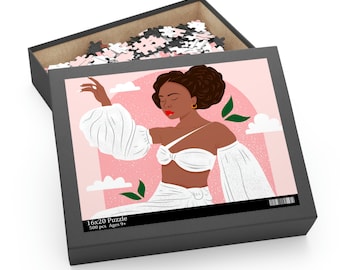Black Woman Puzzle | African American Puzzles | Black Girl Puzzle | Black Woman Puzzle | Jigsaw Puzzle | African American Gifts | Black Art