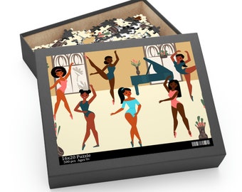 Black Ballerina Puzzle | African American Ballerina | Ballet | African American Puzzles | Black Girl Puzzle | African American Gifts