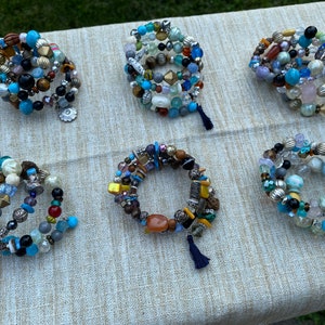 Boho Bead Wrap Bracelets