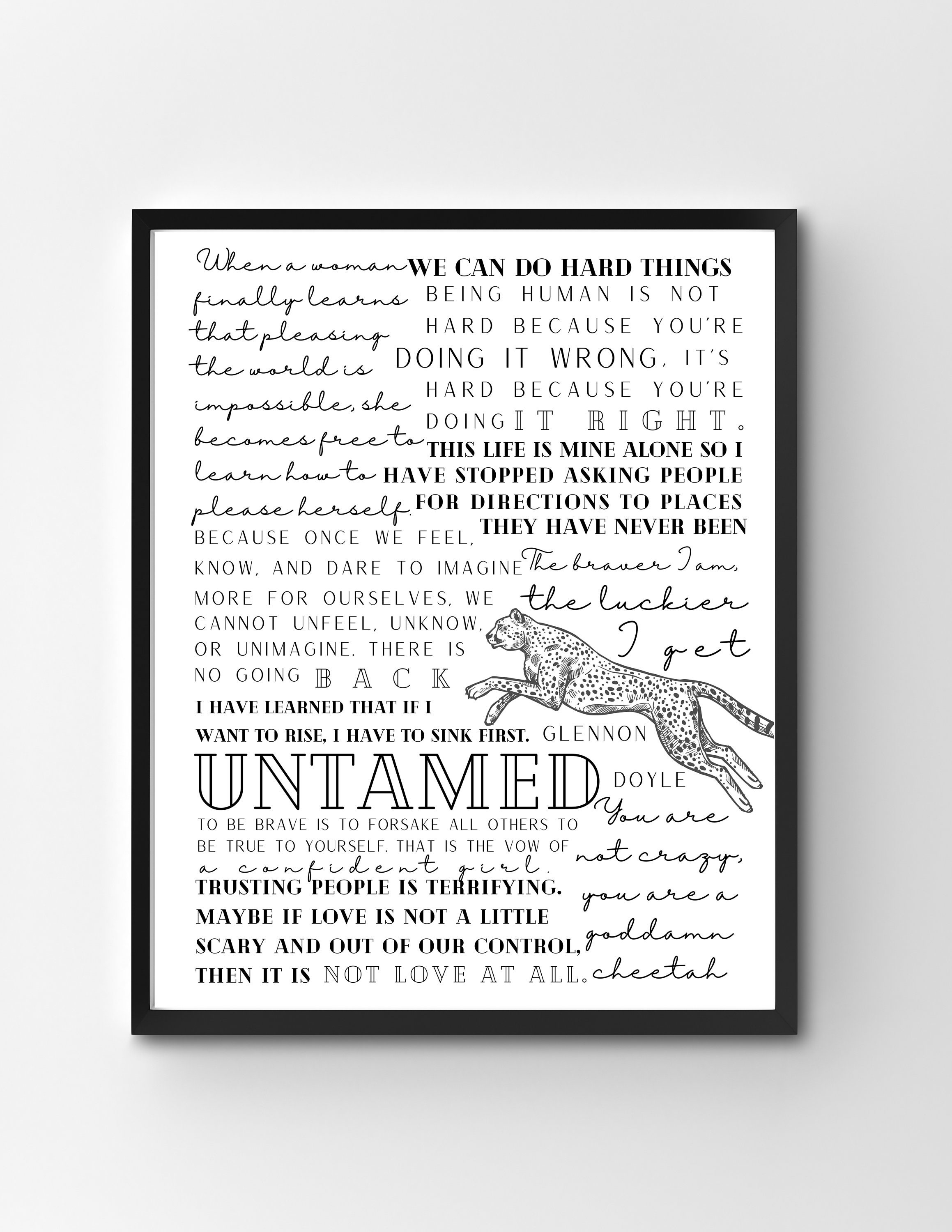 UNTAMED of Quotes/glennon Doyle Quotes/inspirational