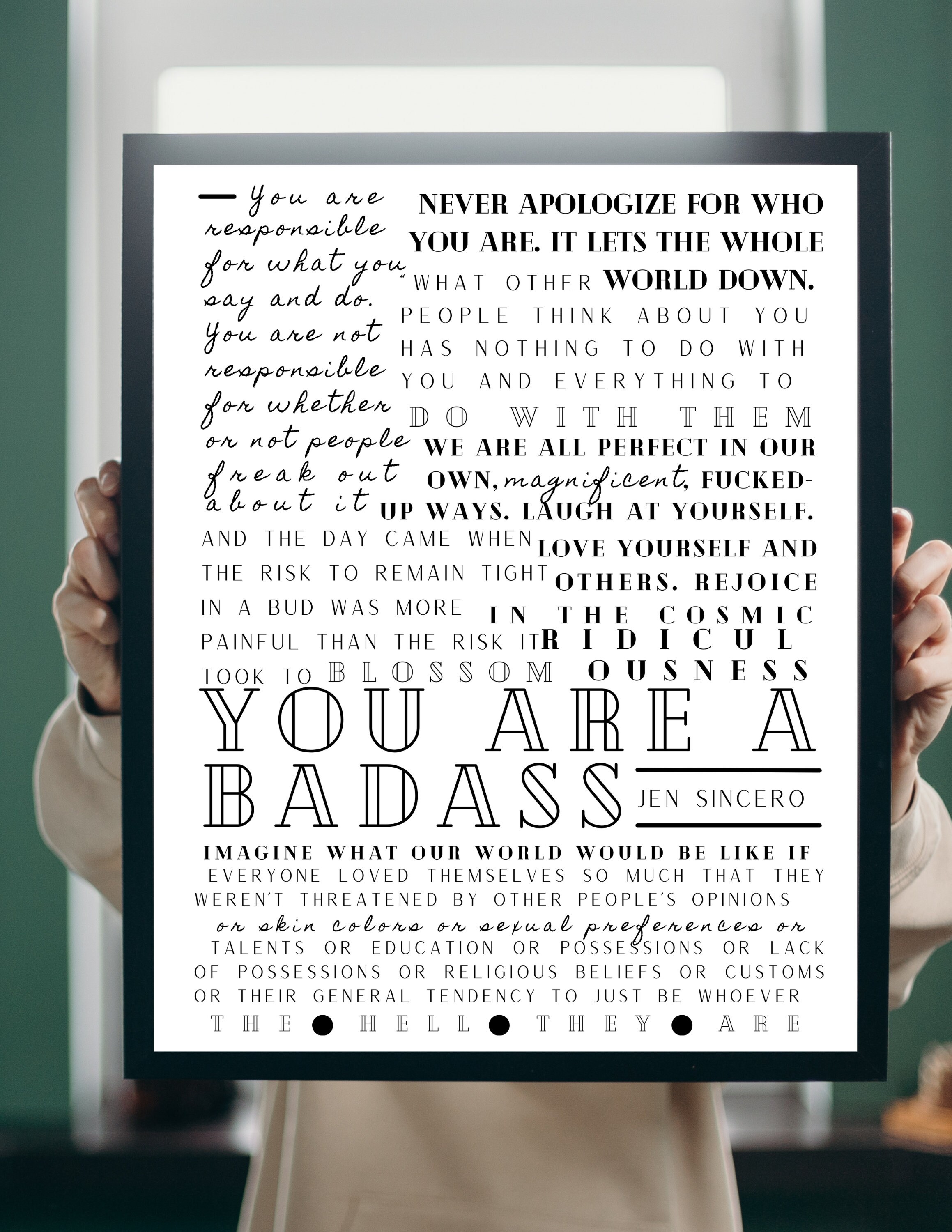 You Are A Badass of Quotes/jen Sincero Quotes