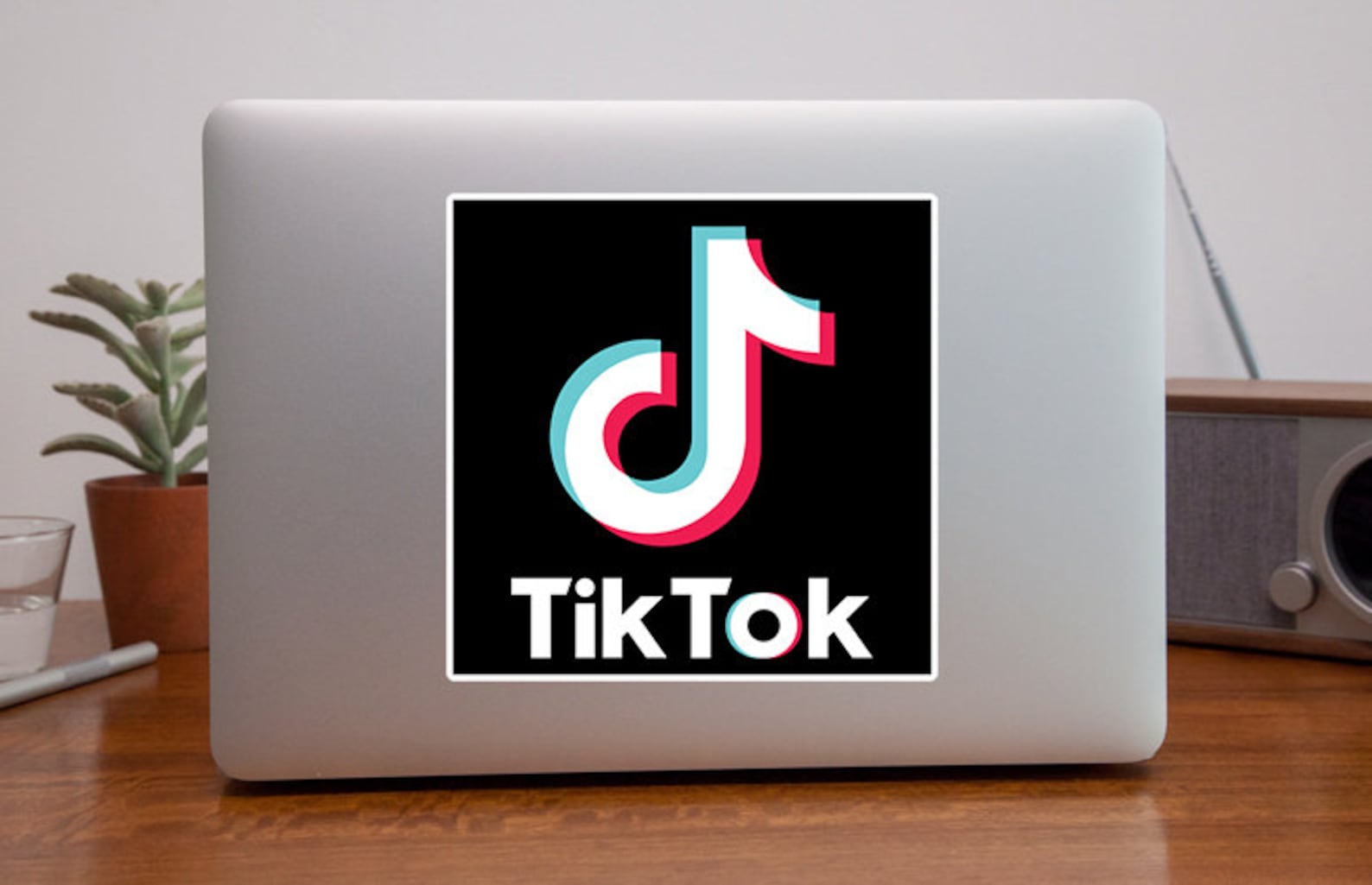 Tiktok Logo Sticker Vinyl Decal Etsy
