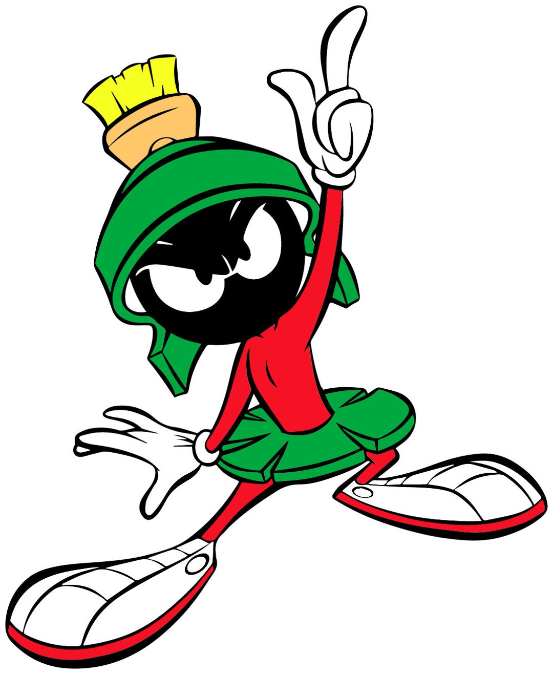 Marvin the Martian Diabolical Sticker / Looney Tunes Marvin - Etsy