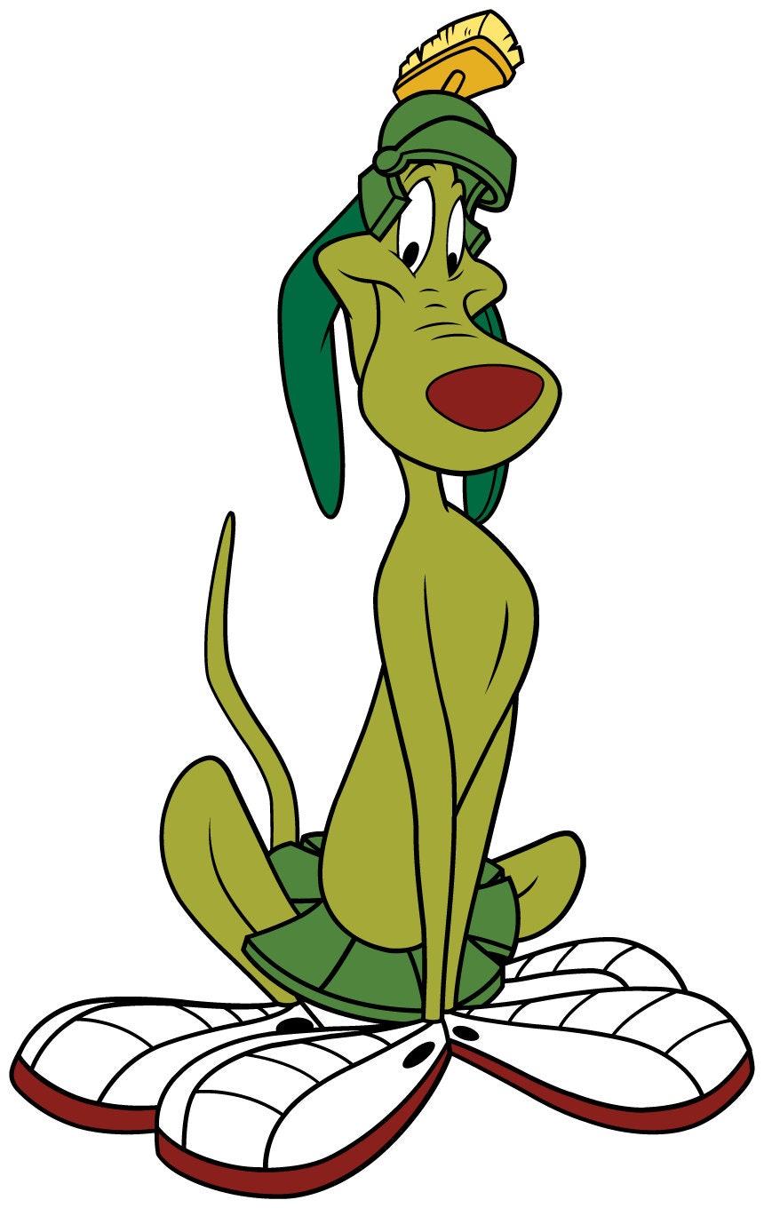 Marvin the Martian Dog Sticker / K-9 Looney Tunes Alien Dog - Etsy