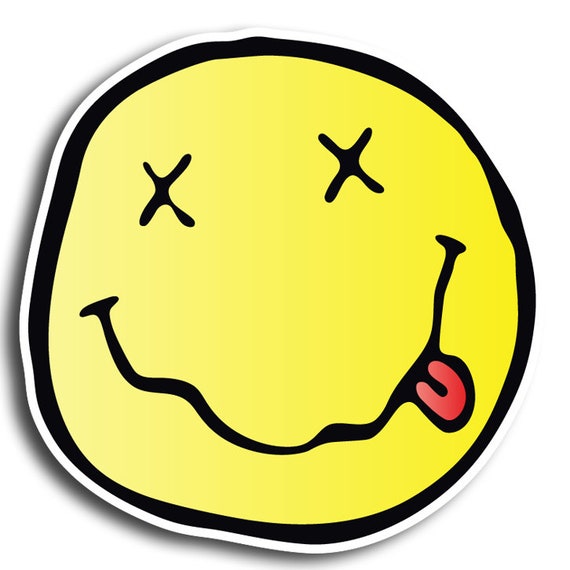 Nirvana Happy Face Logo Sticker Vinyl Decal 10 Sizes - Etsy Canada