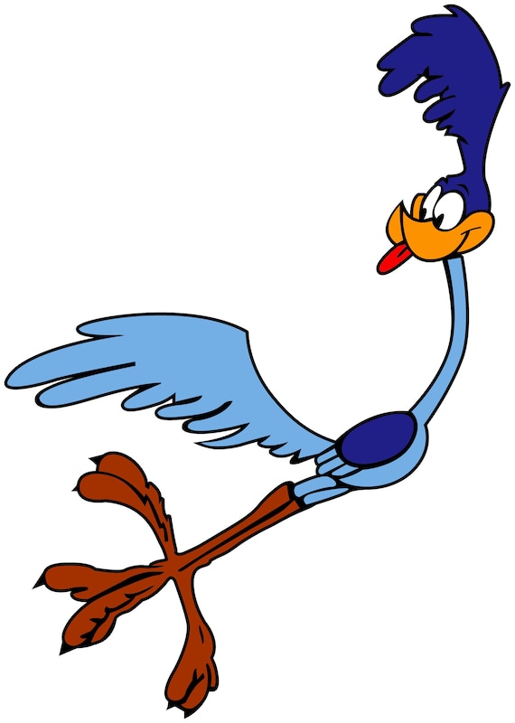 Roadrunner Looney Tunes Sticker / Roadrunner Car and Bumper Etsy Norway
