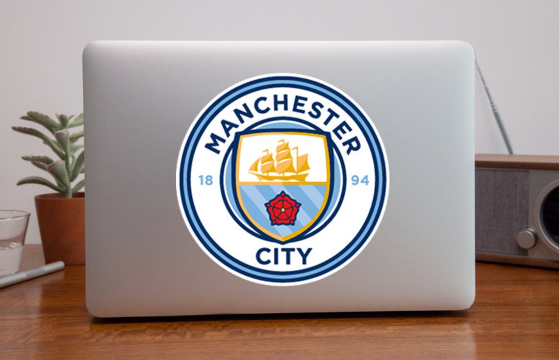 Manchester City FC Logo Sticker Vinyl Decal 10 Sizes Etsy
