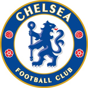 Sticker Chelsea Fan Lives Here 160x105mm Plastic Sign Football House 