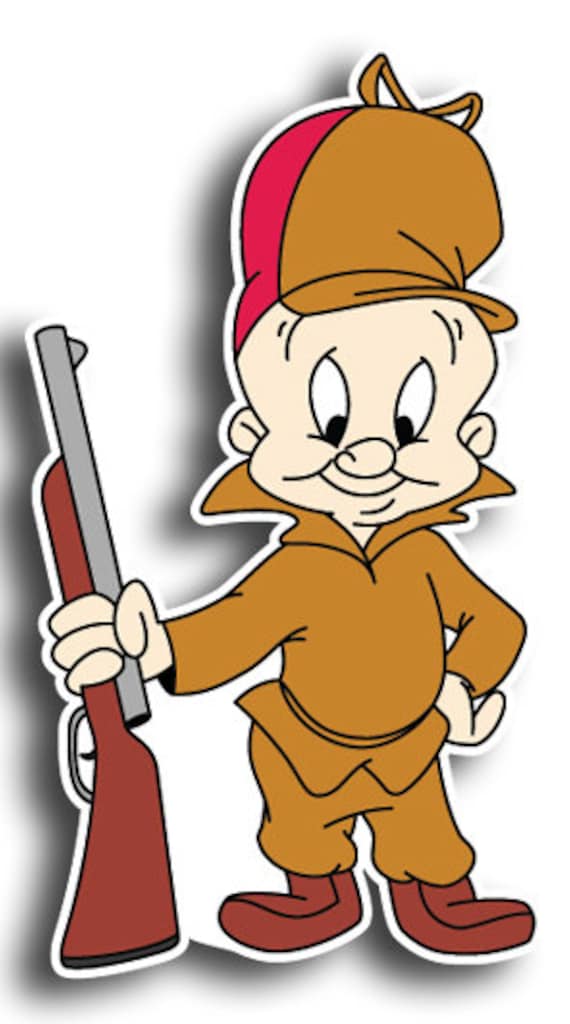 Elmer Fudd Logo Vinyl Decal / Sticker 10 Sizes | Etsy