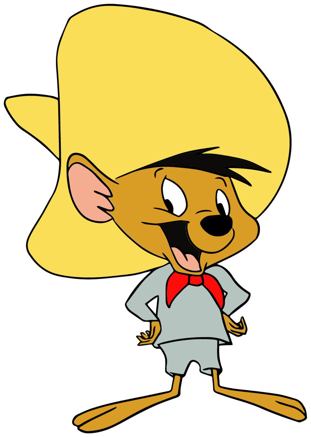 Speedy Gonzales Smiling Sticker/ Speedy Gonzales Vinyl Decal / Etsy