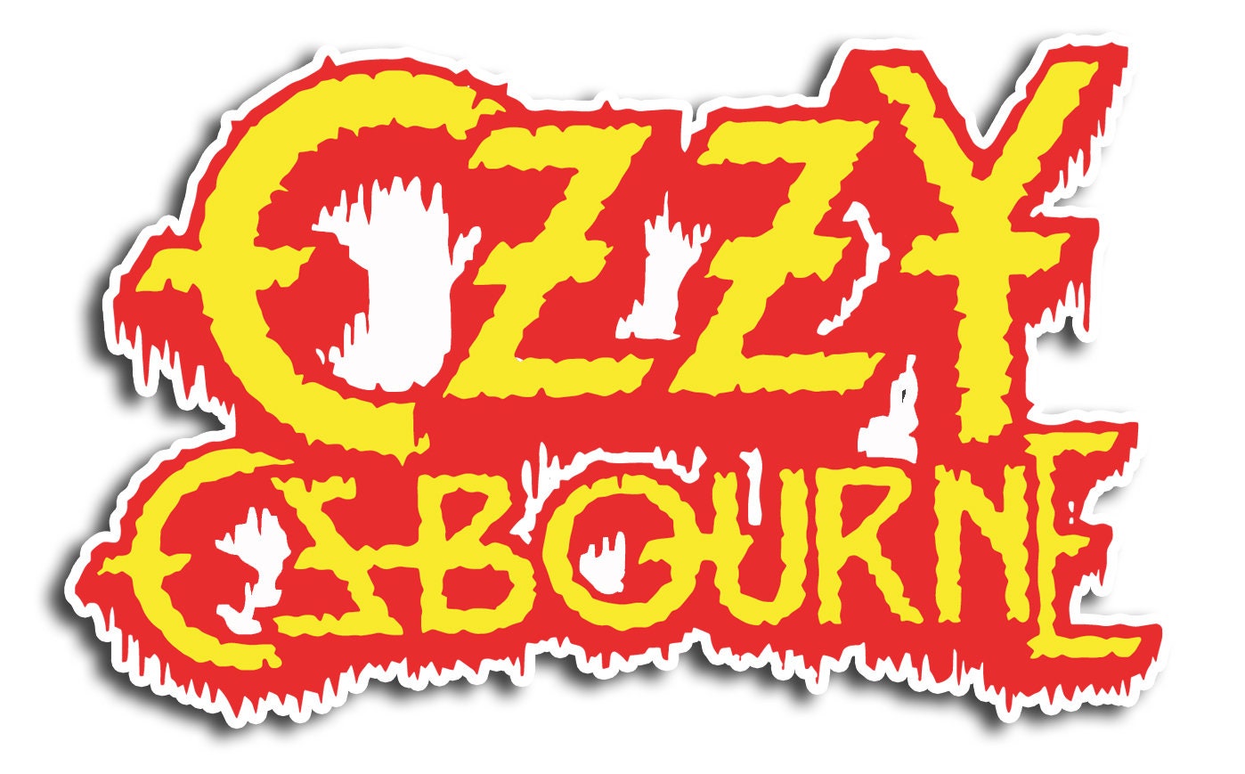 Ozzy Osbourne Logo Sticker Vinyl Decal 10 Sizes - Etsy