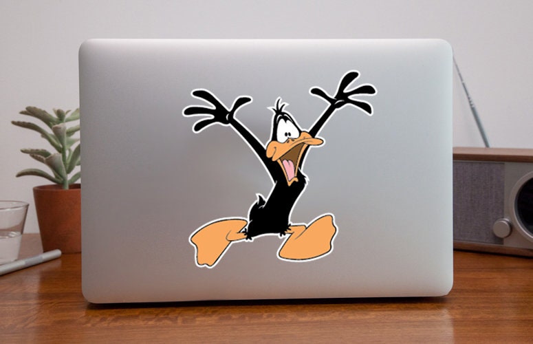 Discover Daffy Duck Logo Vinyl  Stickers