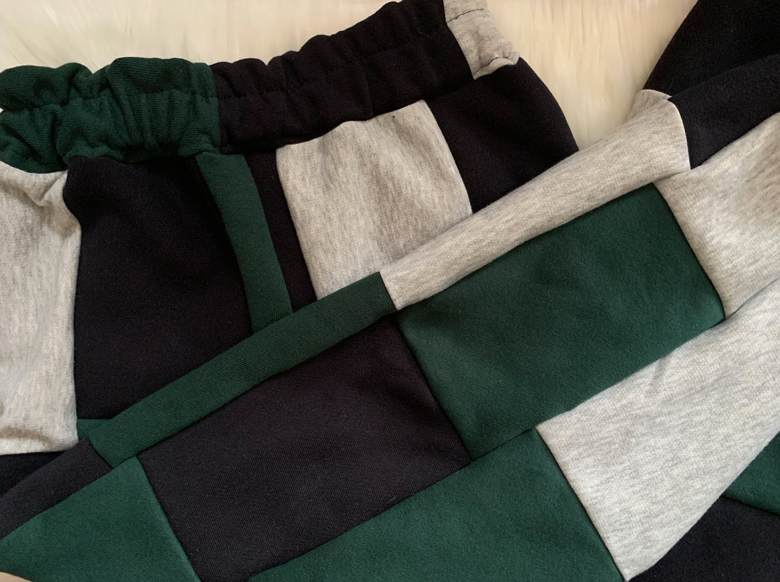 patchwork sweatpants