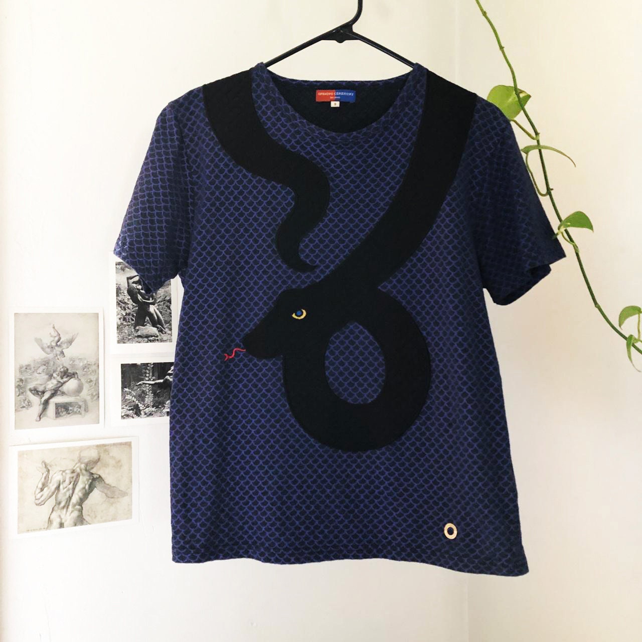 トップス opening ceremony snake embroidery shirt Opening Ceremony Snake Top - Etsy
