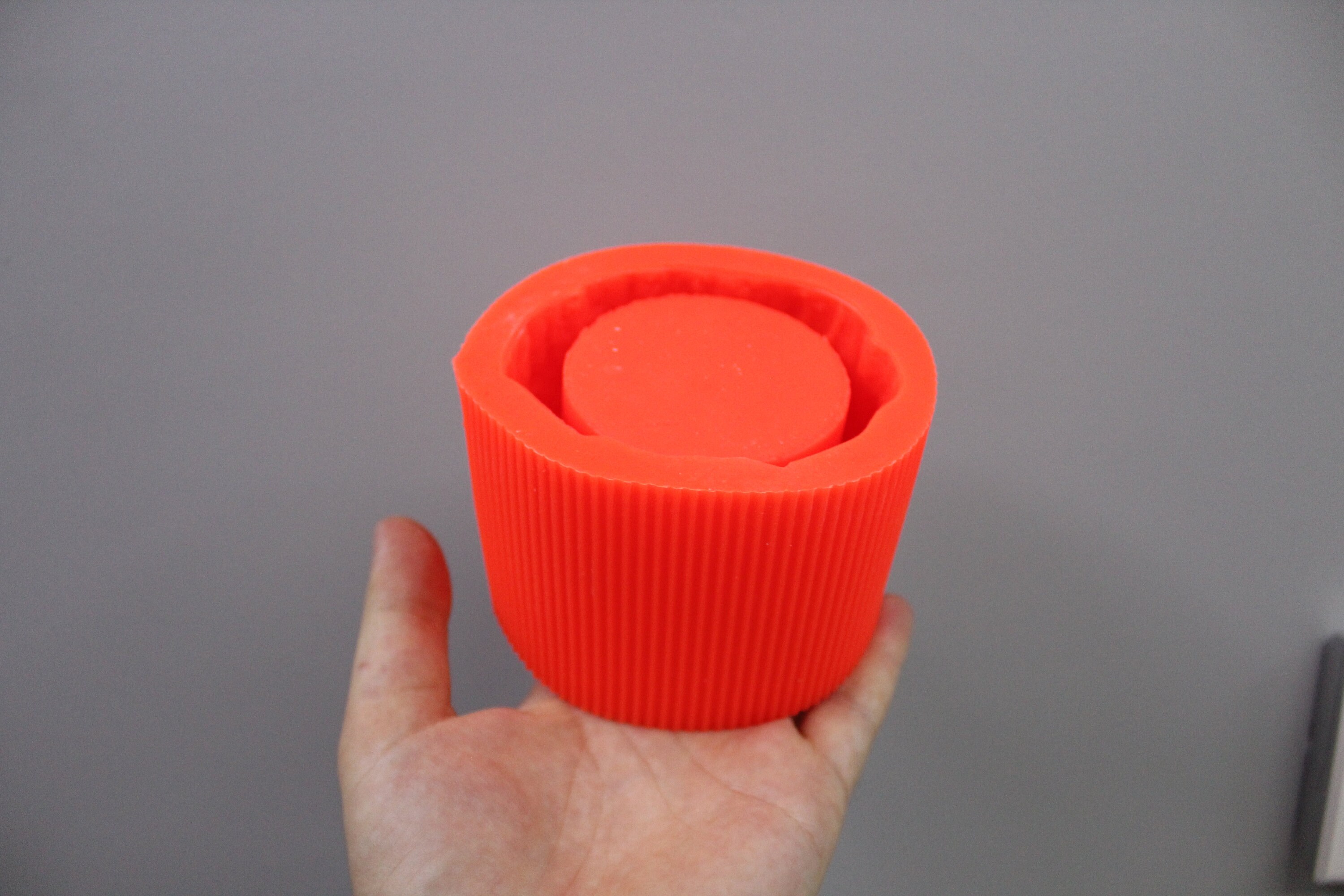 Wood effect Natural flower pot Tumbled patterned mold Etsy