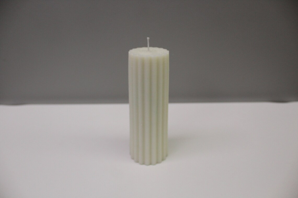 Candle Mold Candle Silicone Mold Striped Wax Mould Round Etsy