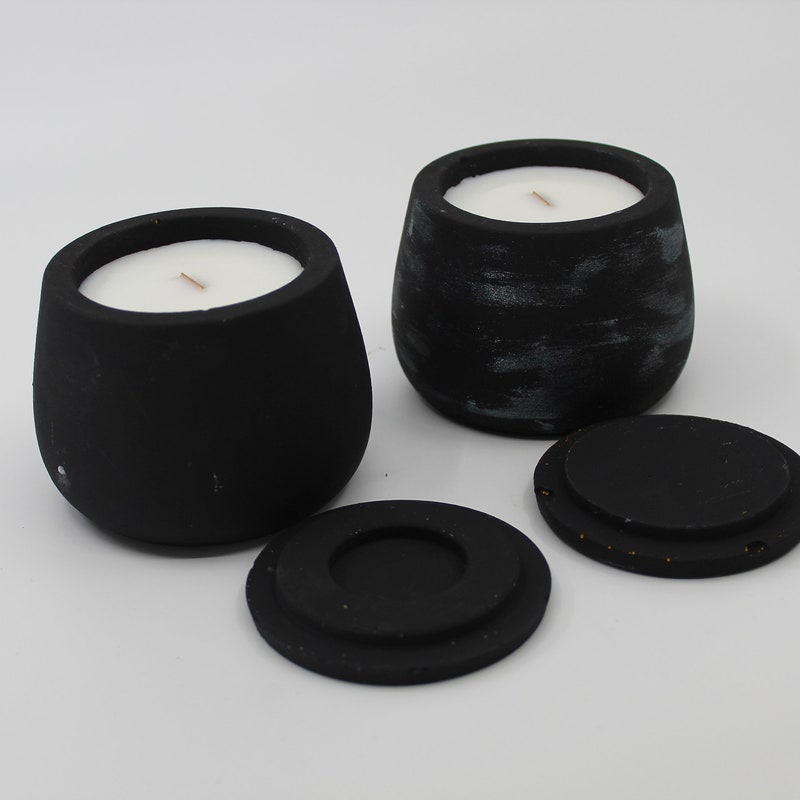 Leere Kerzendosen Mit Deckel – 118 Ml, Schwarz, 24 Stück, Für DIY Kerzenherstellung