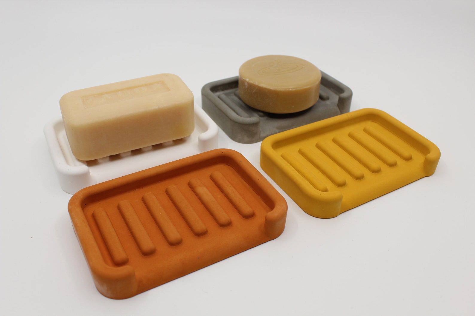 Silicone Soap Dish Mold Cement Stripe Shape Soap Tray Etsy