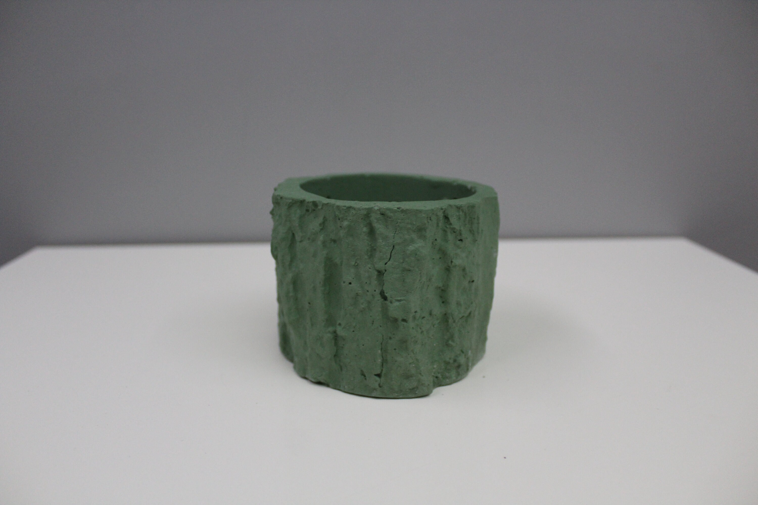 Wood effect Natural flower pot Tumbled patterned mold Etsy