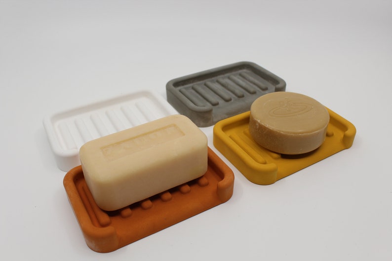 Silicone Soap Dish Mold Cement Stripe Shape Soap Tray Etsy