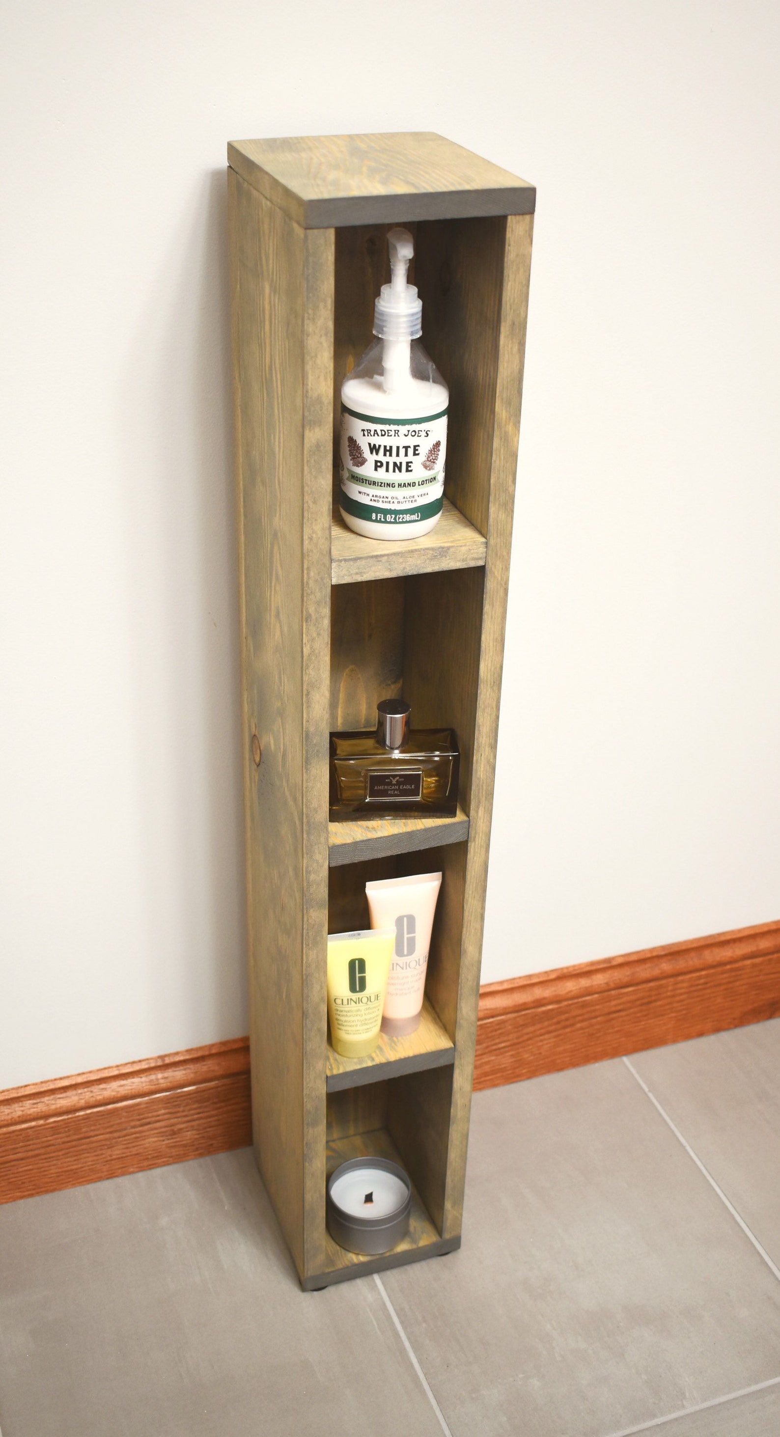Stand Alone Shelf Book Shelf Bathroom Shelf Wood Shelf Etsy