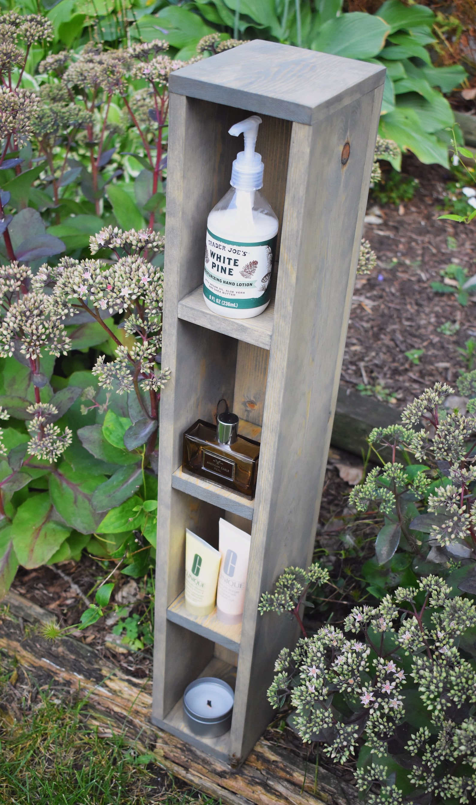 Stand Alone Shelf Book Shelf Bathroom Shelf Wood Shelf Etsy