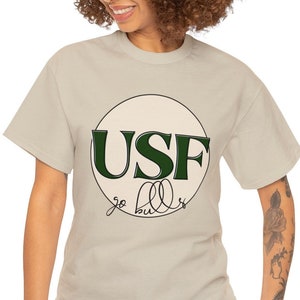 USF Go Bulls T-Shirt, USF Shirt, University of South Florida Tee, Go Bulls Shirt, Go Bulls T-Shirt, USF Student Gift, Usf Grad Gift