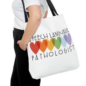 SLP Bag Speech Language Pathologist Bag SLP Tote Bag Speech Therapist Bag Speech Therapy Tote Bag SLP Gifts Speech Language Pathologist
