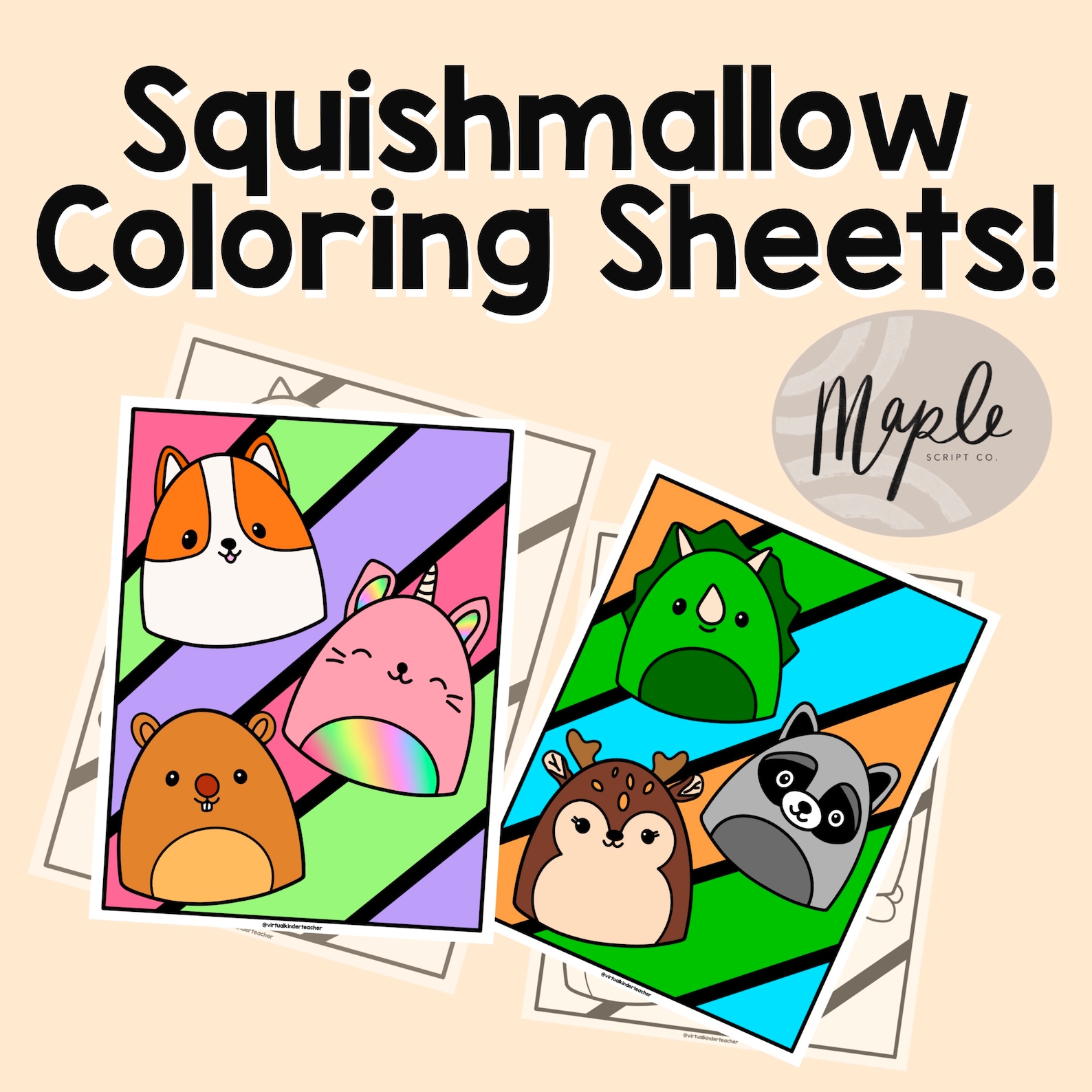 Squishmallow Printable Coloring Pages Printable World Holiday